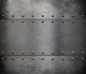 steam punk metal armour background