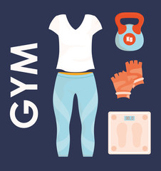 Gym and Fitness design 