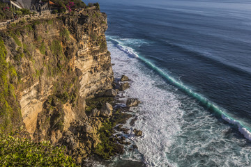 Coast at Uluwatu temple, Bali, Indonesia.
