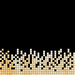 abstract vector square pixel mosaic background