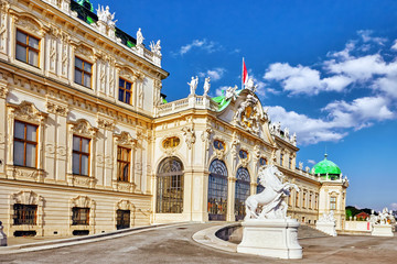 Obraz premium Upper Belvedere. Main palace complex Belvedere.Vienna. Austria.