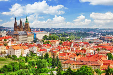 Obraz premium Area Lesser Town of Prague, near the church Saint Vitus, Ventses