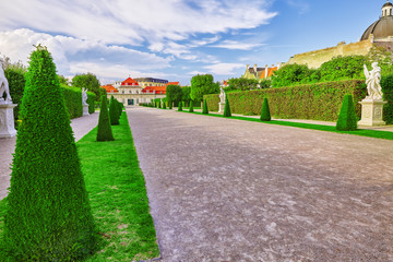 Lower Belvedere. Main palace complex Belvedere.Vienna.Austria.