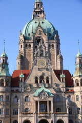 New Town Hall (Rathaus) in Hanover, Germany