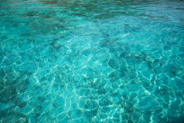 rippled pattern of water in the sea