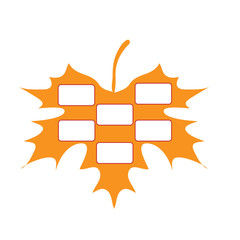 Bulletin Board ,maple leaf,