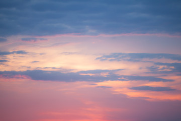 Beautiful cloudscape background