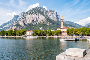 View of Lecco, Italy
