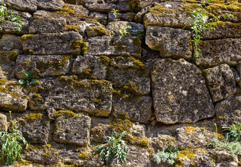 old stone wall