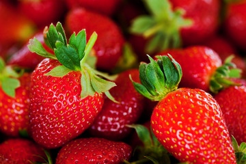 red strawberries