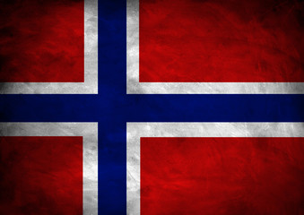 Fototapeta premium Norway flag banner