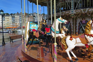 Karussell in Honfleur