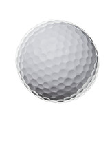 golf ball isolated on white background