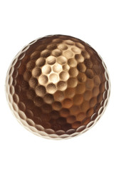 gold golf ball
