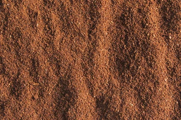 Rolgordijnen minced coffee ground texture © TPhotography