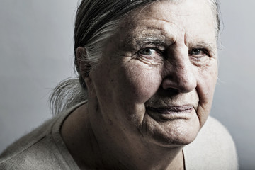 Seniorin, 85 Jahre alt, Portrait, 