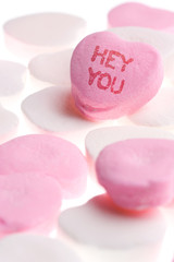 Obraz premium Valentine's Day Candy Hearts