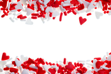 Valentine heart sprinkles