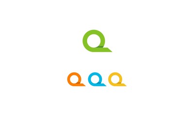 Obraz premium letter q or o abstrack logo