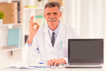 Obraz premium Treat male diseases