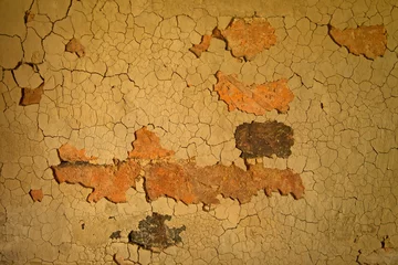 Cercles muraux Vieux mur texturé sale texture of old wall with cracks