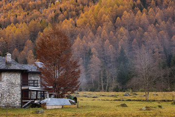 Mountain rock village