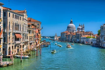 Wall murals Channel Gorgeous view of the Grand Canal and Basilica Santa Maria della