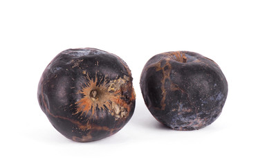 Wrinkled rotten apple