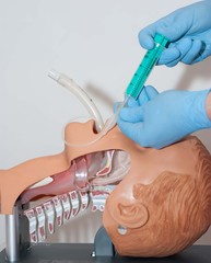 laryngeal mask airway in an unconscious patient