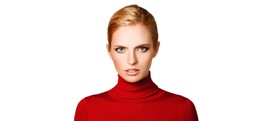 portrait of healty young beautiful woman