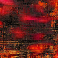Abstract old background or faded grunge texture. With different color patterns: brown; purple (violet); red (orange); black