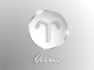 white paper zodiac sign