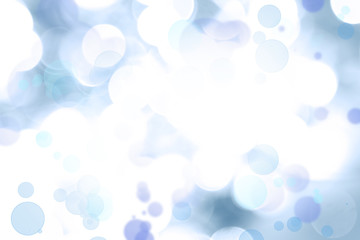 Abstract blue white blur background