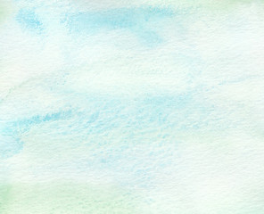 Fototapeta na wymiar ocean blue tones watercolor background