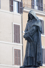 Giordano Bruno monument, rome, campo di fiori
