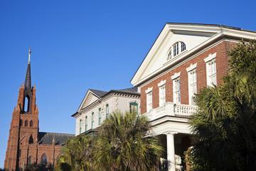 Fototapeta na wymiar Architecture of Charleston