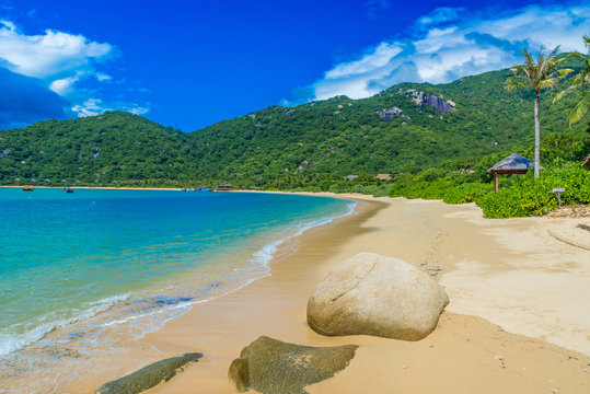 Beautiful Beach At Coast Of Vietnam - Ninh Van Bay