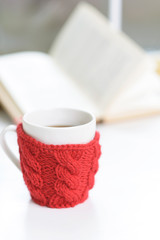 Cup of tea standing on the table