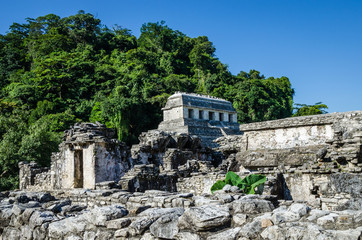 Fototapeta na wymiar Palenque ruins in Mexico