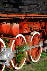 Steam locomotive detail