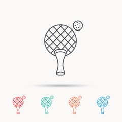 Obraz premium Table tennis icon. Ping pong sign.