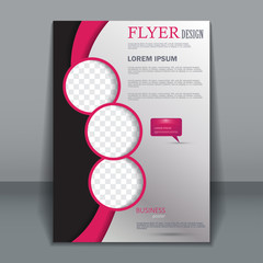 Vector flyer template for design 