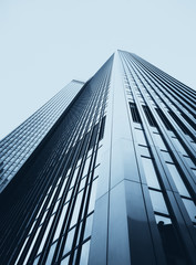 Fototapeta na wymiar office buildings. Modern glass silhouettes on modern building.