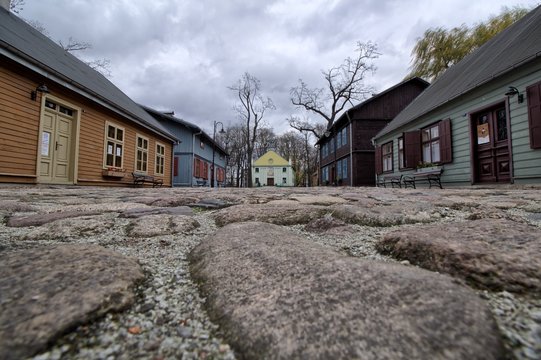 Fototapeta "Biała Fabryka" - Skansen - Łódź