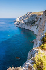Fototapeta premium Cliff coast on Zakynthos Island