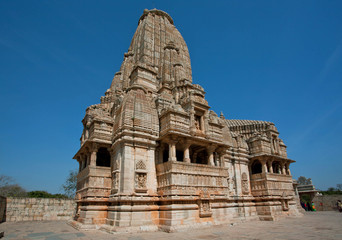 Fototapeta na wymiar Classical Hindu temple in India
