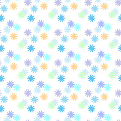 Floral colorful seamless pattern