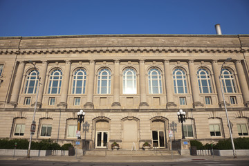 Fototapeta na wymiar City hall in Des Moines