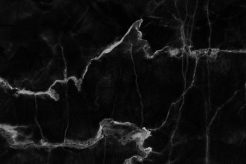 black marble patterned texture background , abstract marble in natural patterned.