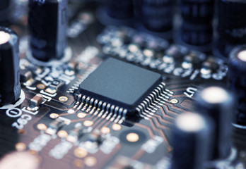 Electronic circuit board with processor